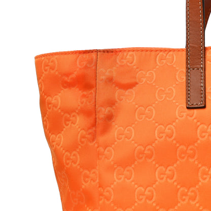 Gucci Nylon Monogram Medium Tote Orange 15 of 17