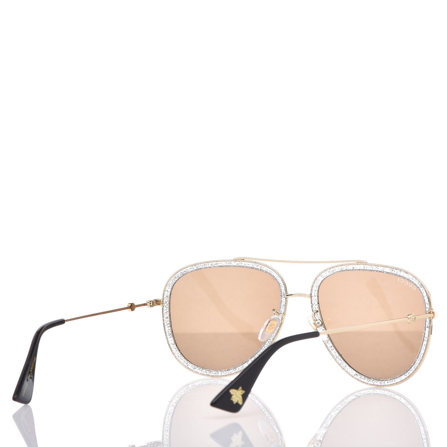 Glitter Aviator Sunglasses GG0062S Silver