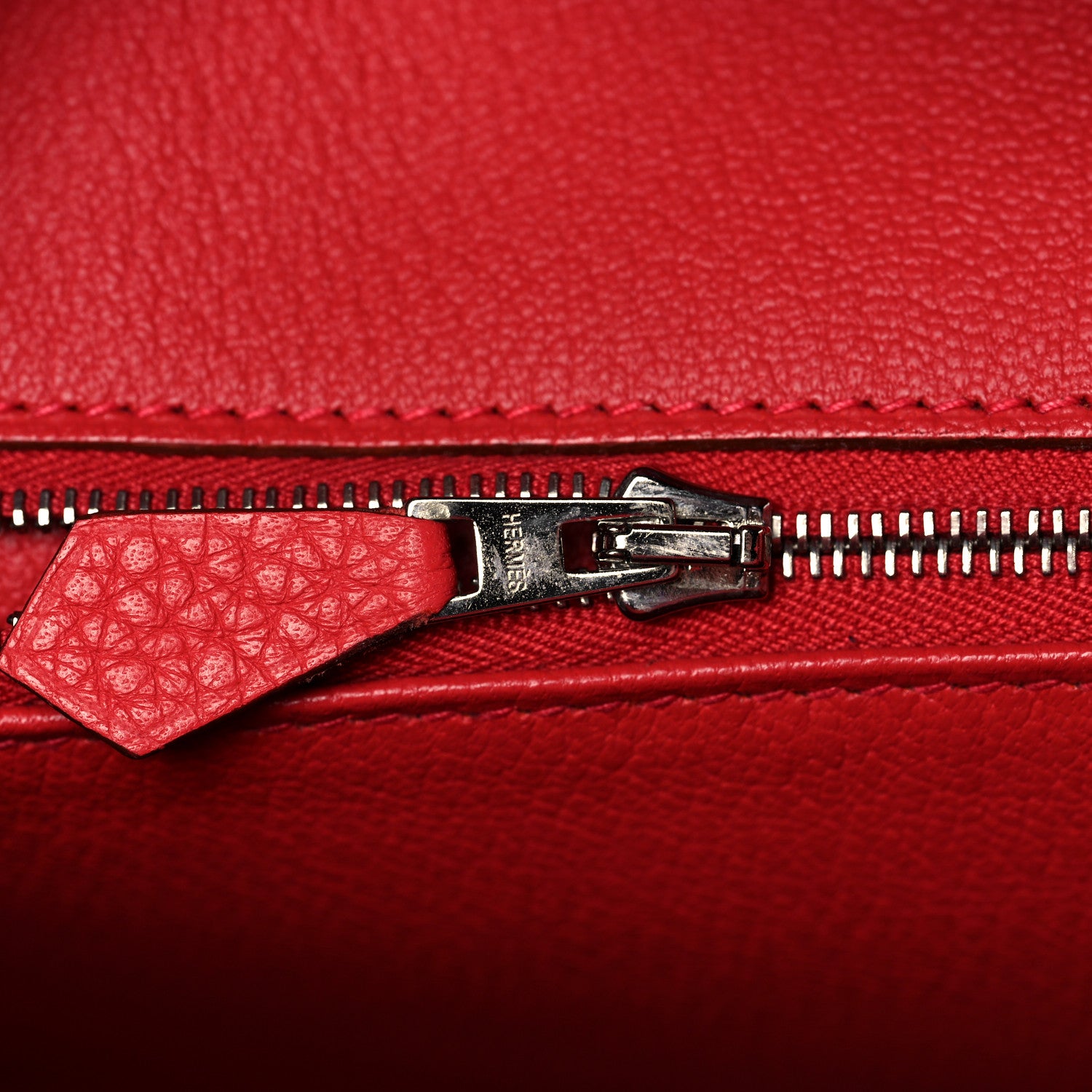 Hermes Taurillon Clemence Birkin 35 Bougainvillea 21 of 36