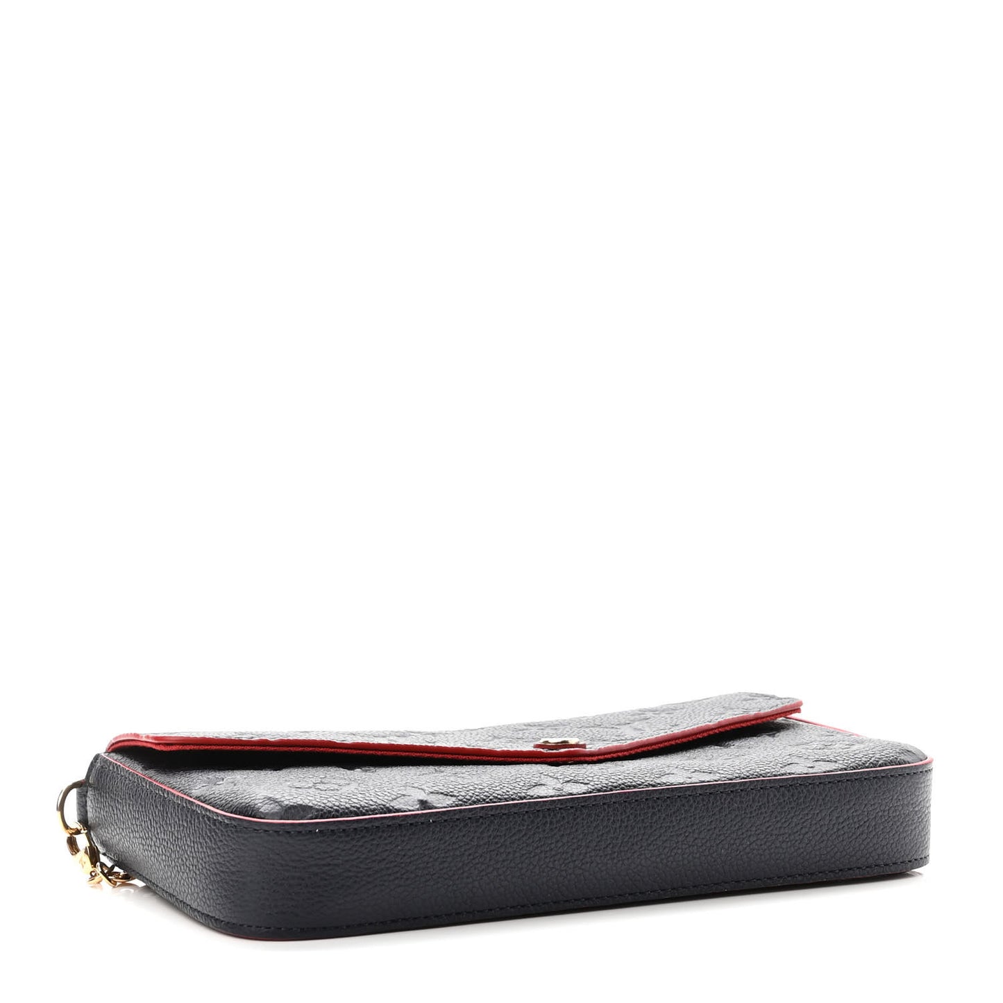 Empreinte Pochette Felicie Chain Wallet Marine Rouge