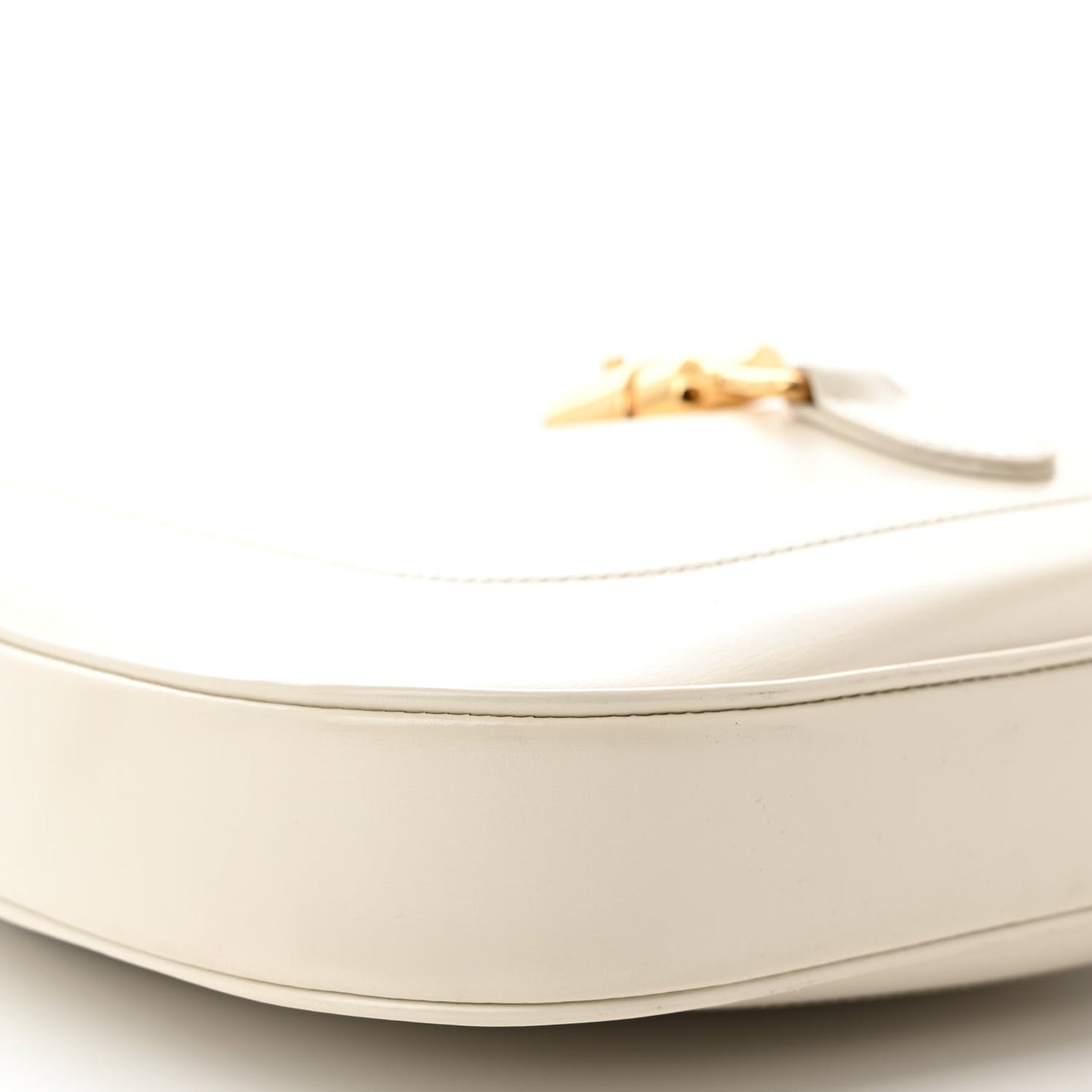 Boarded Dyana Lux Calfskin Small Jackie 1961 Hobo Mystic White