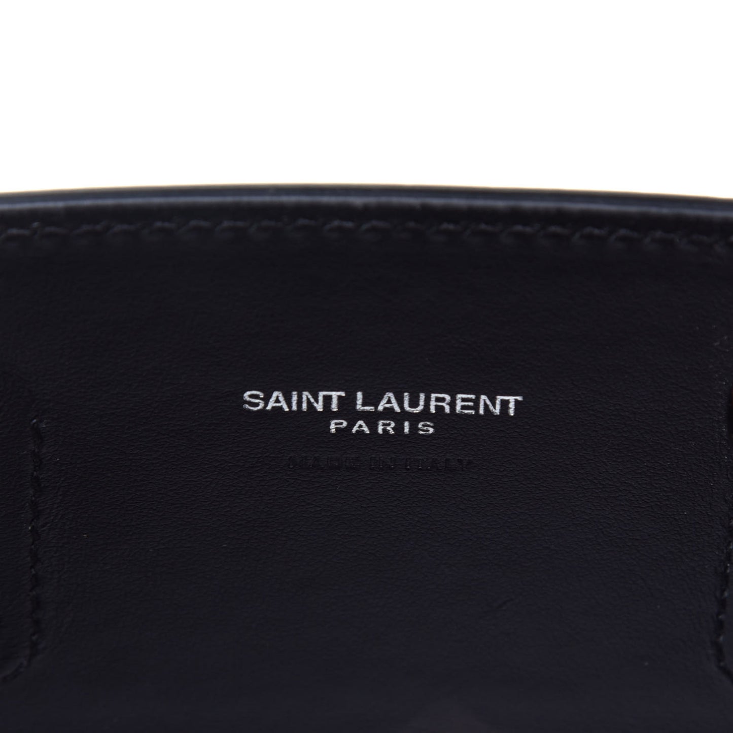 Calfskin Crocodile Embossed Nano Sac De Jour Black