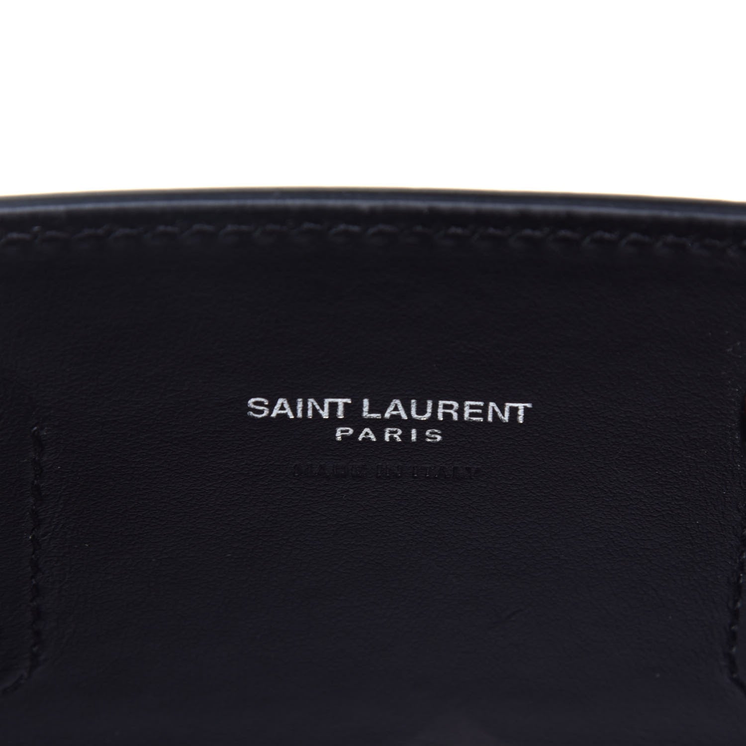 Saint Laurent Calfskin Crocodile Embossed Nano Sac De Jour Black 7 of 10