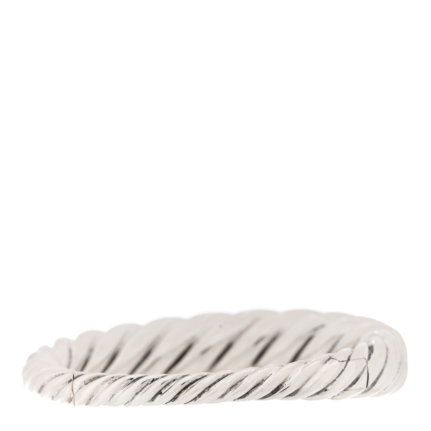 Sterling Silver 17mm Pure Form Cable Bracelet