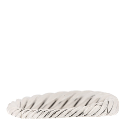 David Yurman Sterling Silver 17mm Pure Form Cable Bracelet 2 of 3