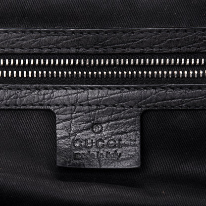 Gucci Monogram Bamboo Bullet Bag Black 6 of 31