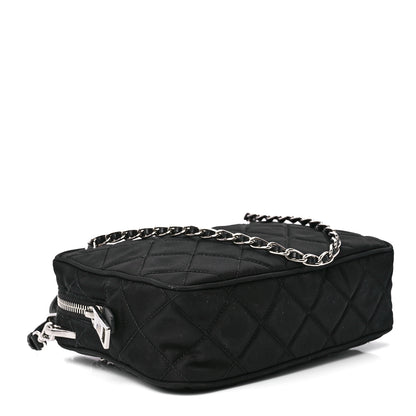Prada Nylon Tessuto Impuntu Quilted Bandoliera Crossbody Bag Black 5 of 12