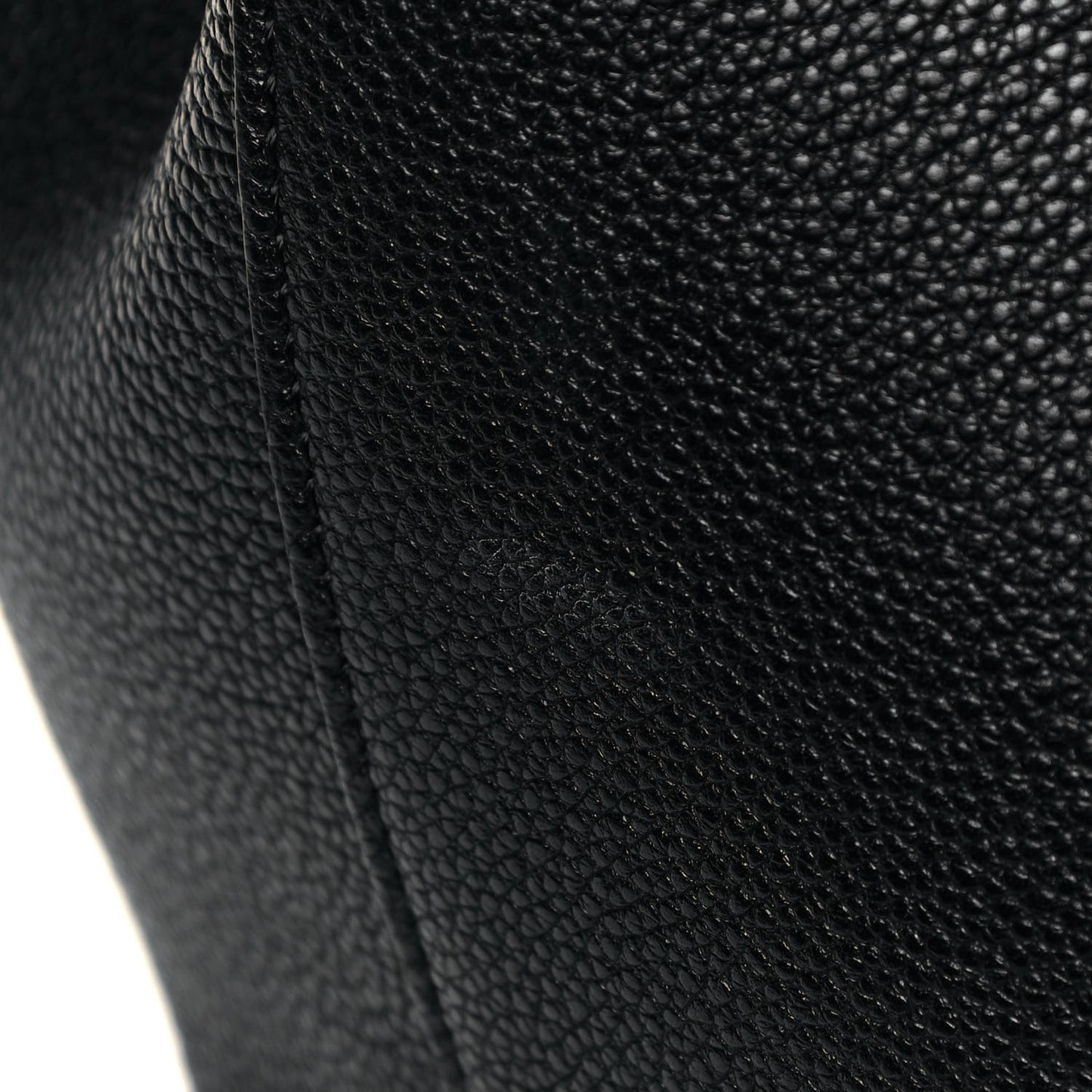 Soft Grained Calfskin Small Belt Cabas Phantom Black
