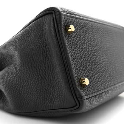Hermes Togo Kelly Retourne 28 Black 9 of 11
