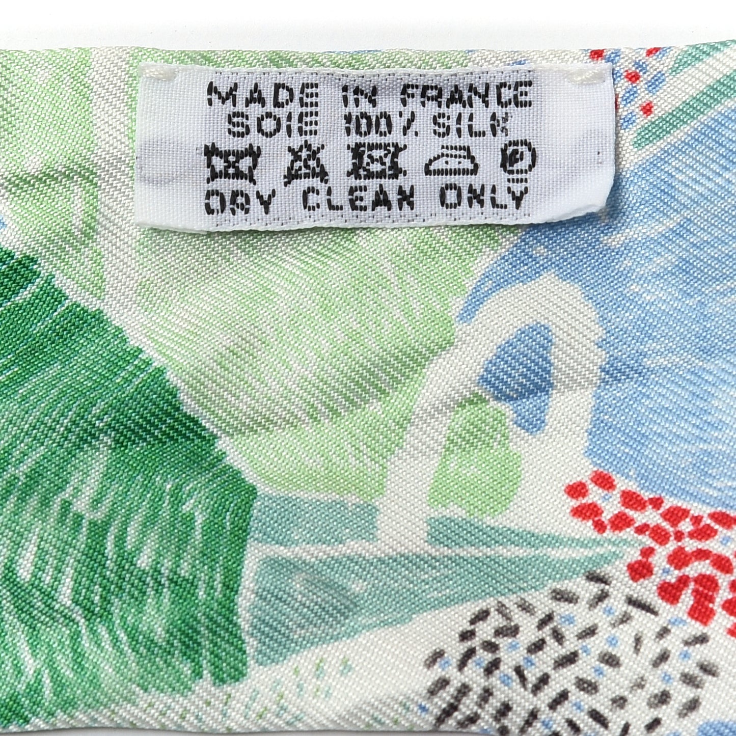 Silk Chacun Fait Son Nid Twilly Ciel Vert Rouge