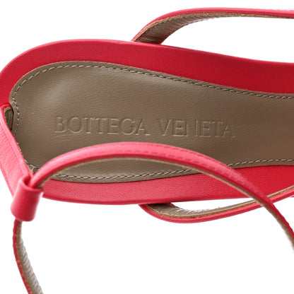 Bottega Veneta Lambskin Stretch Multi Strap 90mm Sandals 37 Hollyhock 6 of 8