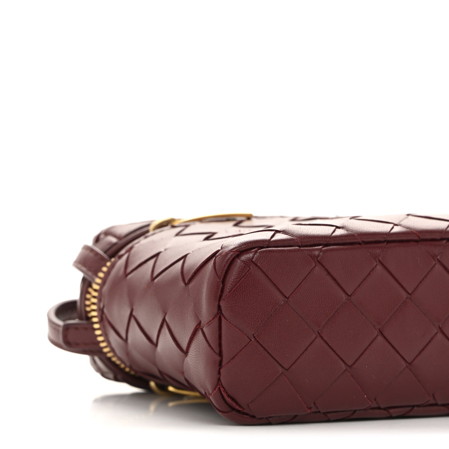 Bottega Veneta Nappa Intrecciato Bang Bang Vanity Case Cherry 9 of 12