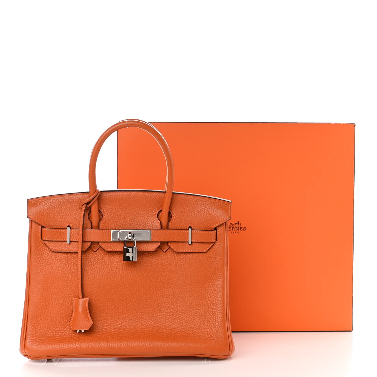 Hermes Taurillon Clemence Birkin 30 Potiron 12 of 12