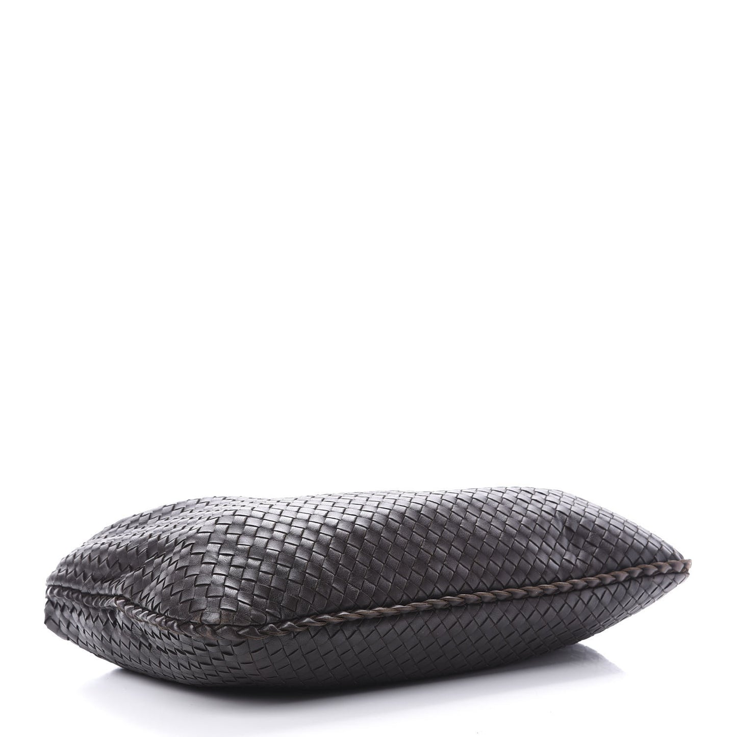 Nappa Intrecciato Large Veneta Hobo Ebano