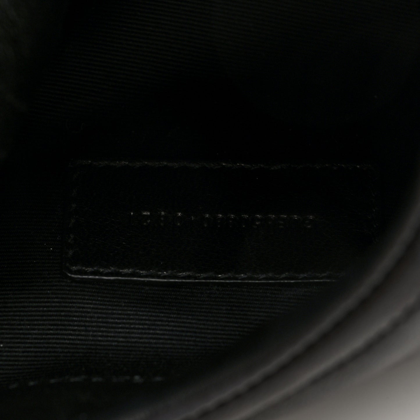 Lambskin Monogram Loulou Puffer Pouch Clutch Black