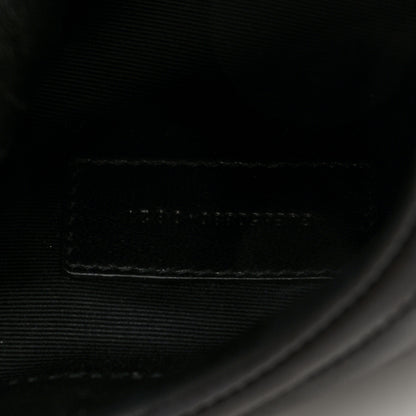 Saint Laurent Lambskin Monogram Loulou Puffer Pouch Clutch Black 5 of 7