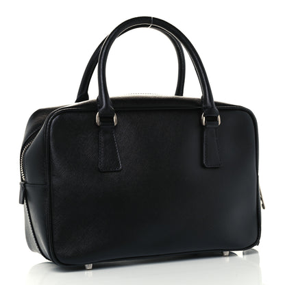 Prada Saffiano Lux Petite Bowler Black 3 of 11