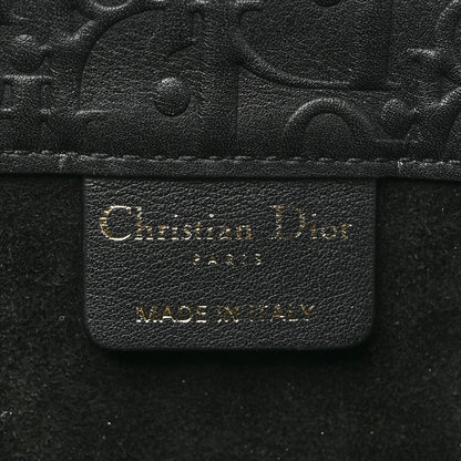 Christian Dior Oblique Calfskin Embossed Large Book Tote Black 6 of 13