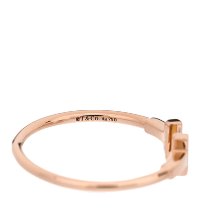 Tiffany 18K Rose Gold T Wire Ring 64 10.75 3 of 4