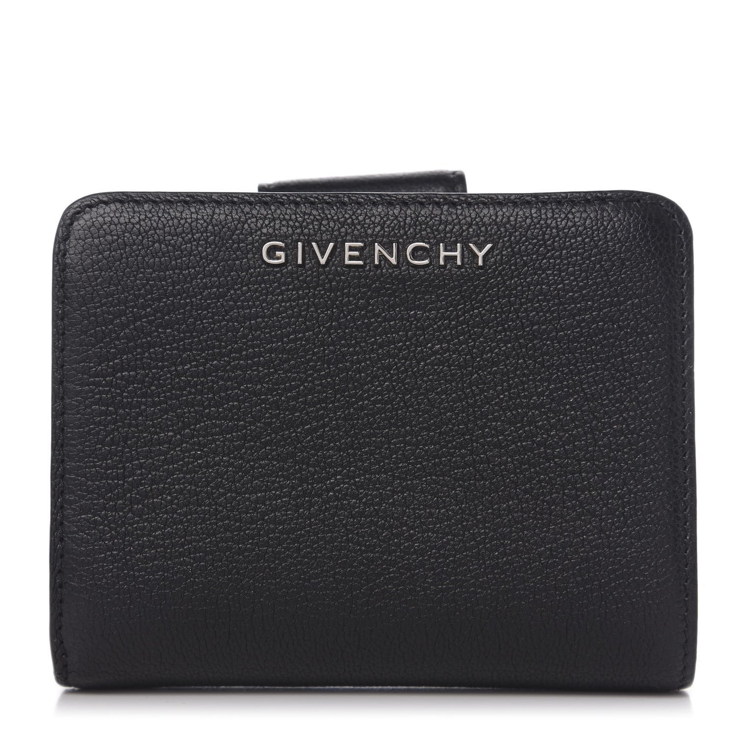 Sugar Goatskin Compact Wallet Black