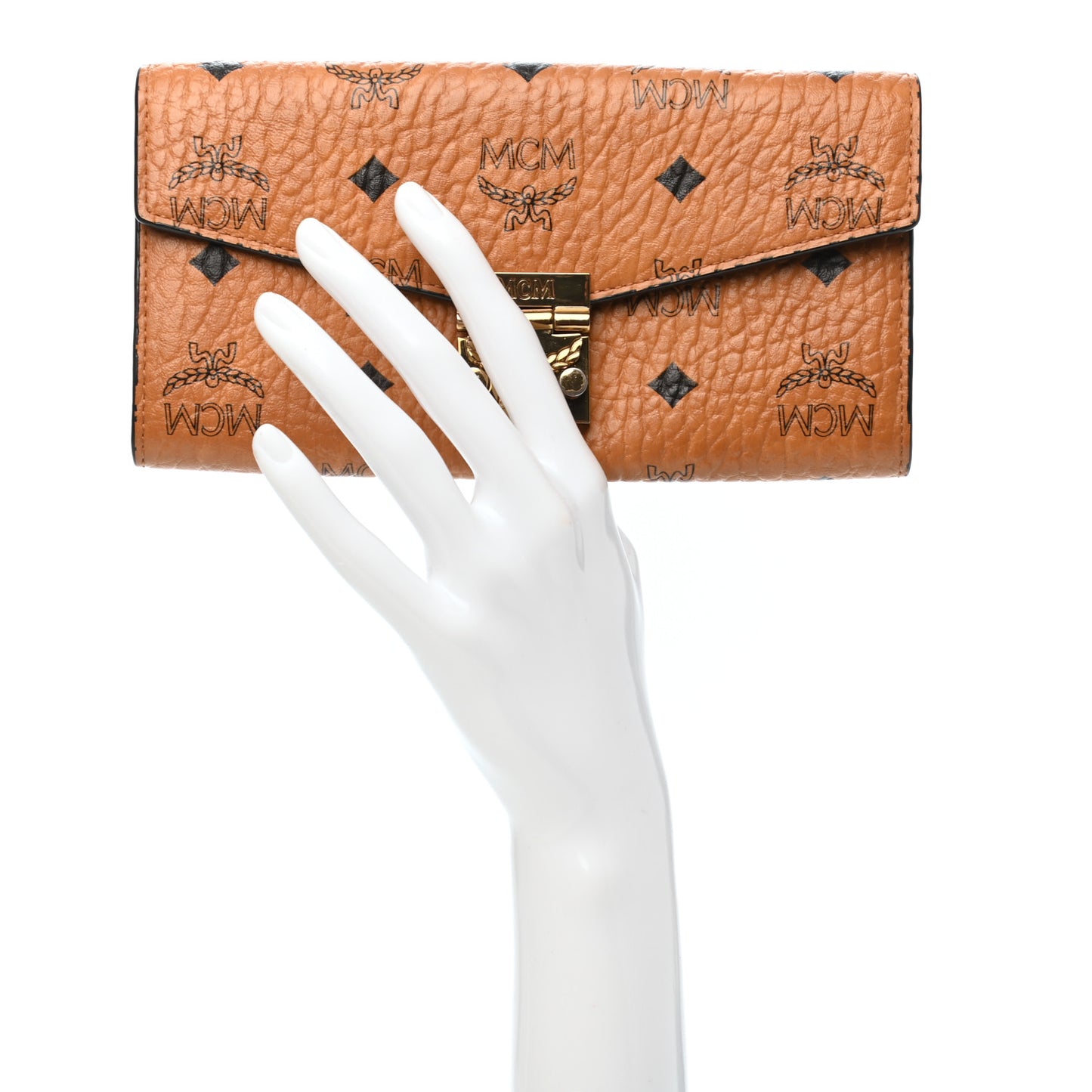 Visetos Patricia Flap Wallet Cognac