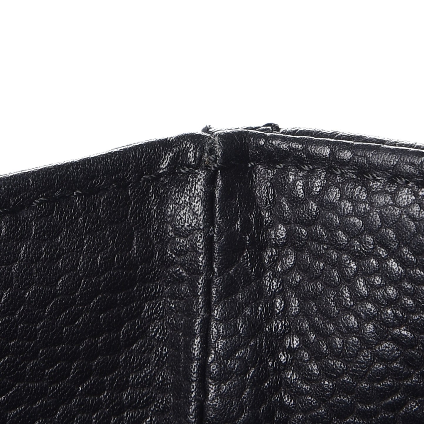 Caviar Quilted Grand Shopping Tote GST Black