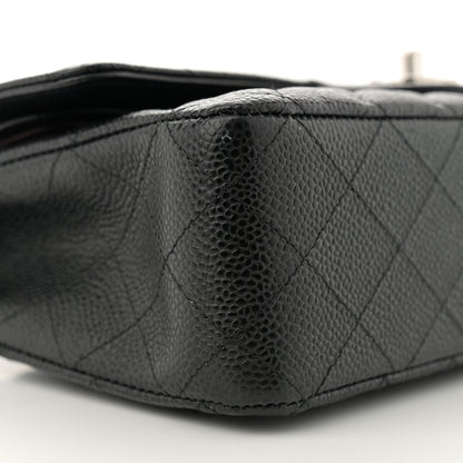 Chanel Caviar Quilted Medium Double Flap Black 9 of 11