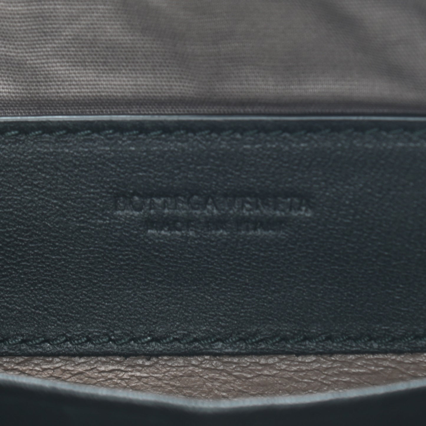Nappa Intrecciato Medium Zip Pouch Black