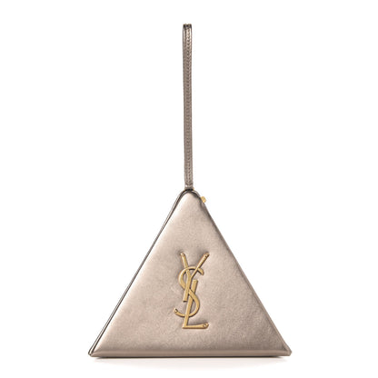 Saint Laurent Lambskin Pyramid Clutch 1 of 11