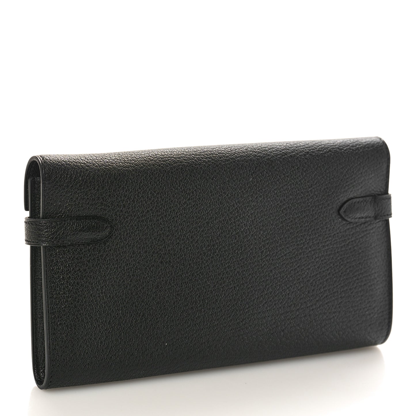 Chevre Mysore Kelly Longue Wallet Black