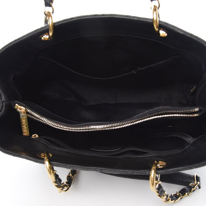 Chanel Caviar Quilted Grand Shopping Tote GST Black 5 of 8