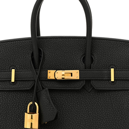 Hermes Togo Birkin 25 Black 8 of 11