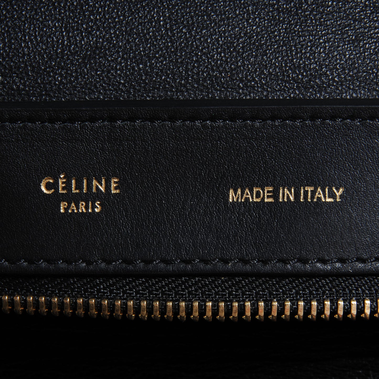 Crocodile Embossed Small Trapeze Black