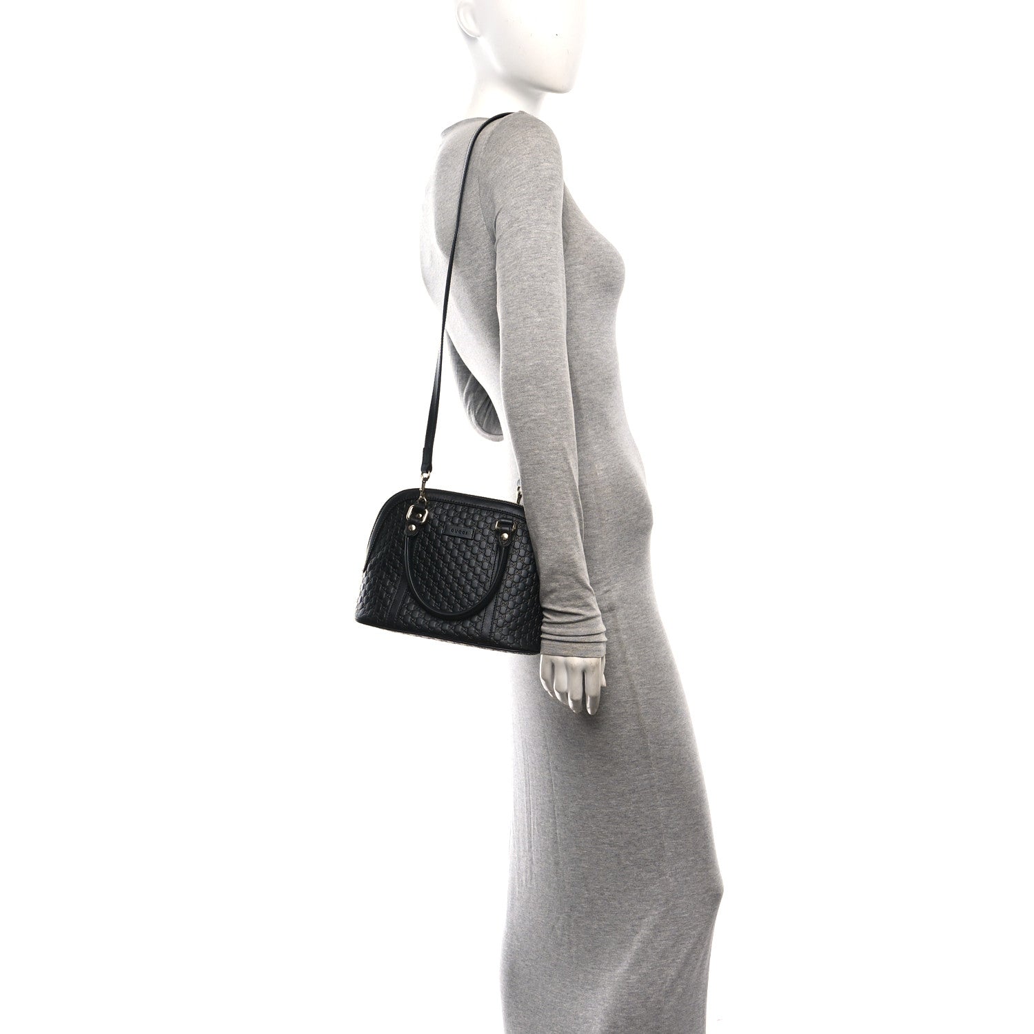 Gucci Microguccissima Mini Dome Bag Black Black 2 of 11