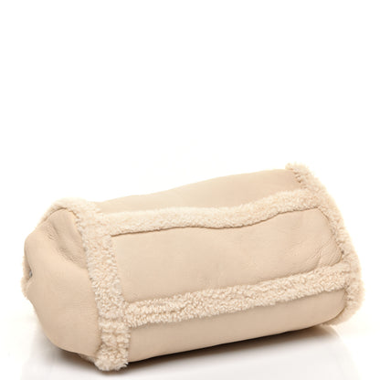 Saint Laurent Shearling Medium Nolita Shoulder Bag Natural 5 of 14