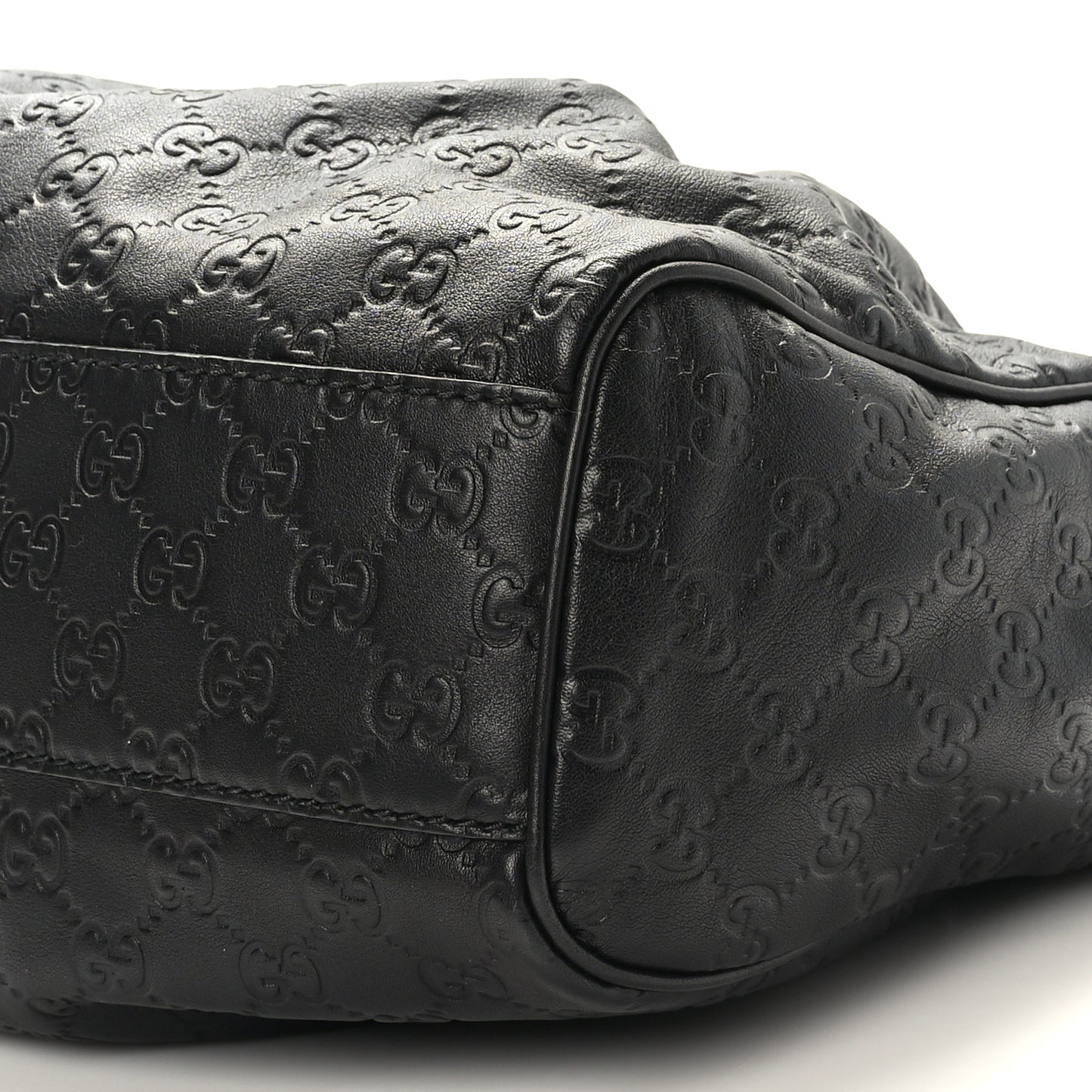 Guccissima Medium Sukey Tote Black
