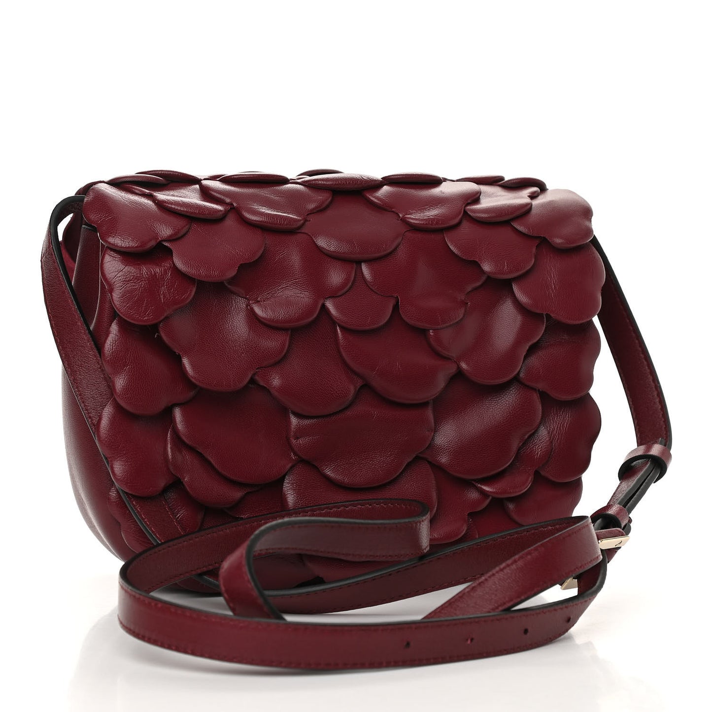 Nappa Atelier 03 Rose Edition Small Flap Crossbody Bag Cerise