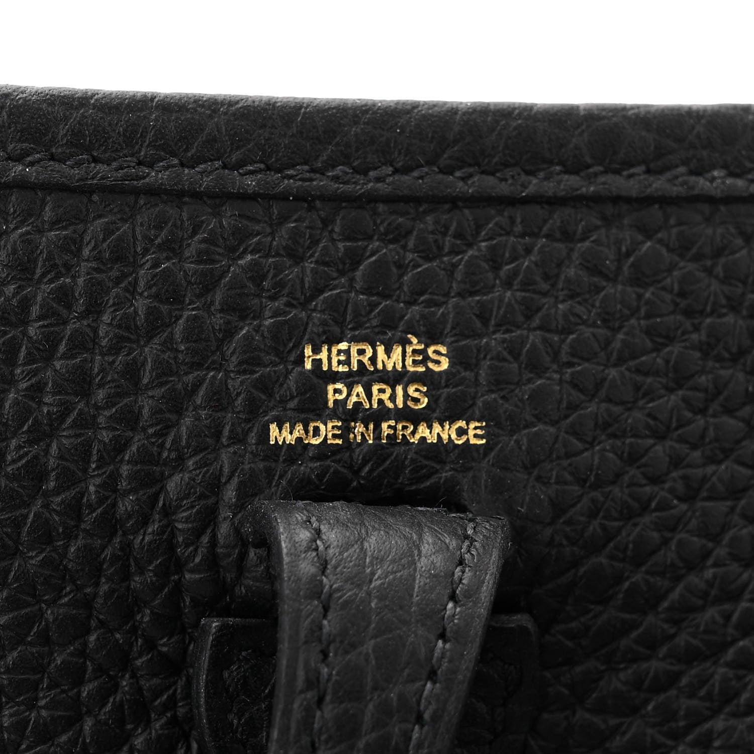 Hermes Taurillon Clemence Amazone Evelyne TPM Black Chocolate 6 of 10