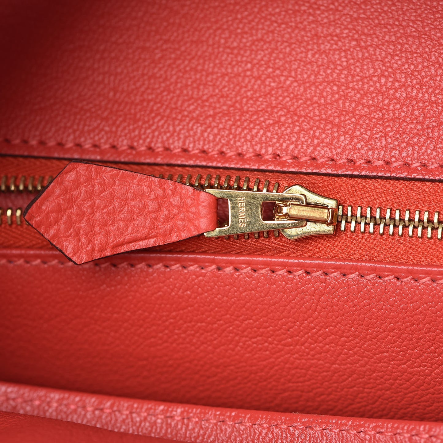 Togo Birkin 30 Rouge Pivoine