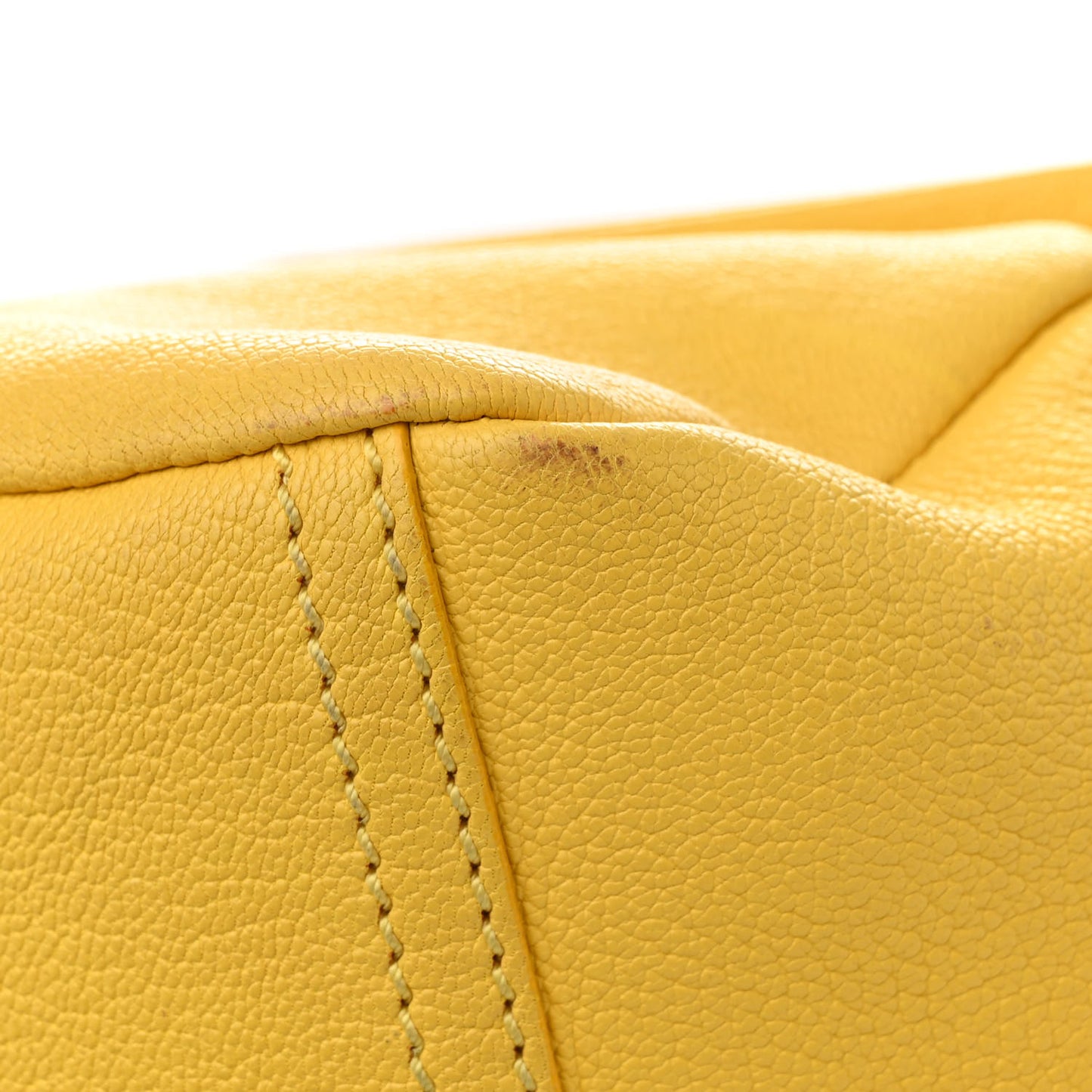 Sugar Goatskin Mini Pandora Yellow