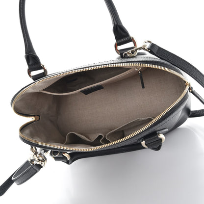 Gucci Dollar Calfskin Medium Dome Bag Black 6 of 8
