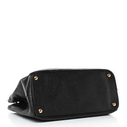 Prada Saffiano Medium Galleria Double Zip Tote Black 3 of 5