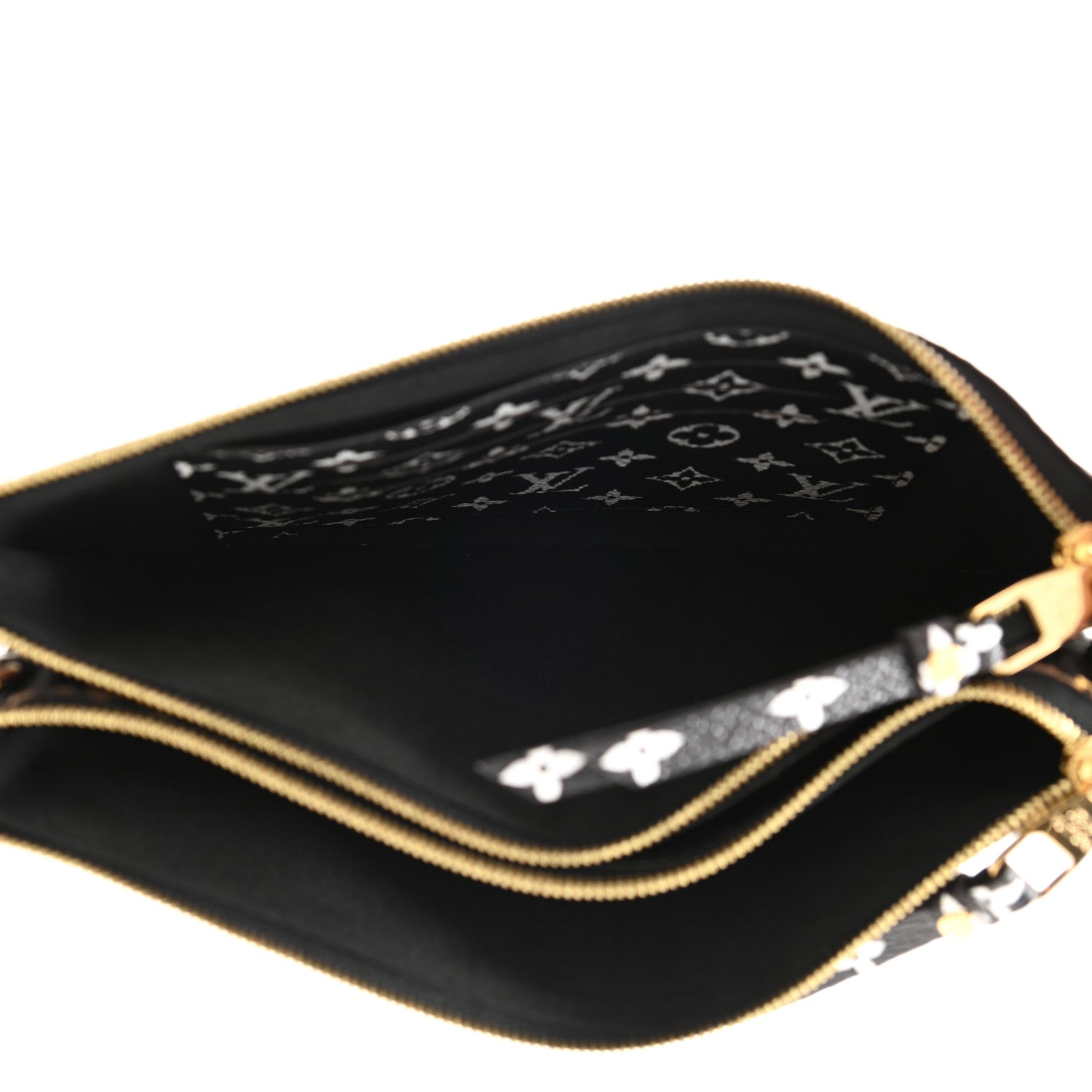 Louis Vuitton Monogram Giant Jungle Pochette Double Zip Black 6 of 9