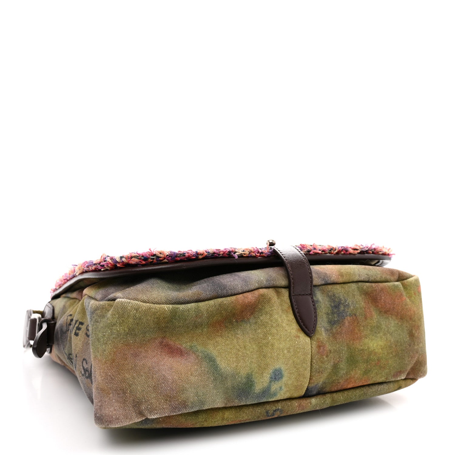 Chanel Washed Toile Graffiti On The Pavements Messenger Khaki Multicolor 4 of 10