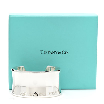 Tiffany Sterling Silver Wide 1837 Cuff Bracelet 5 of 5