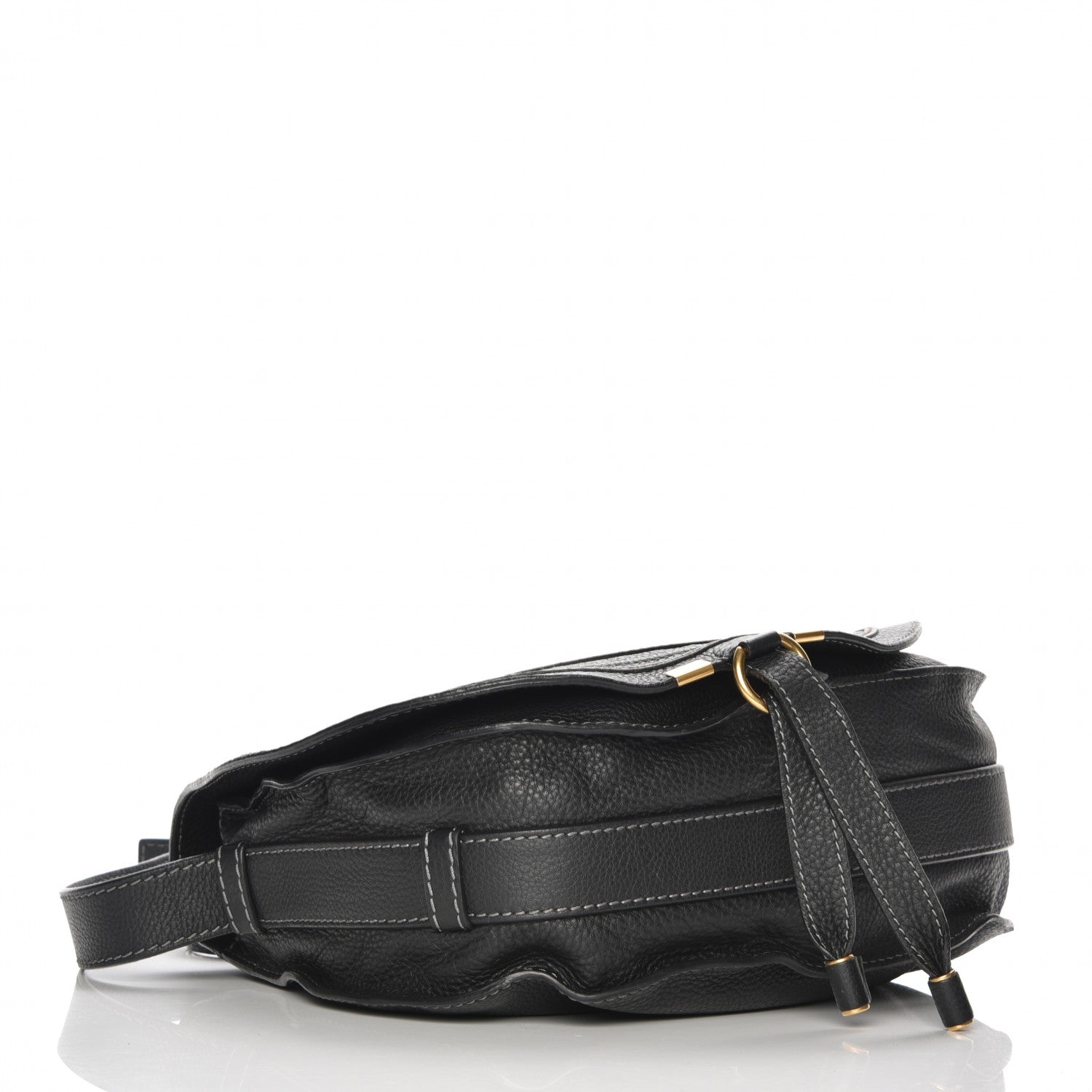 Chloe Calfskin Medium Marcie Round Crossbody Bag Black 4 of 9