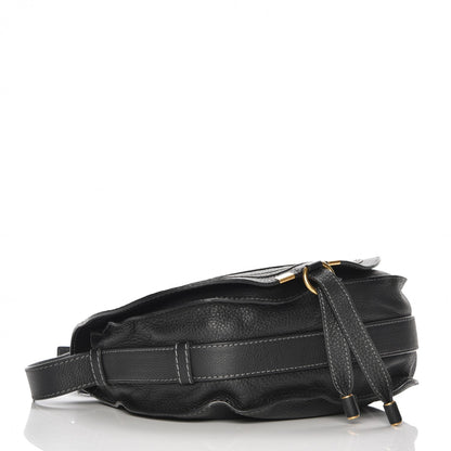 Chloe Calfskin Medium Marcie Round Crossbody Bag Black 4 of 9