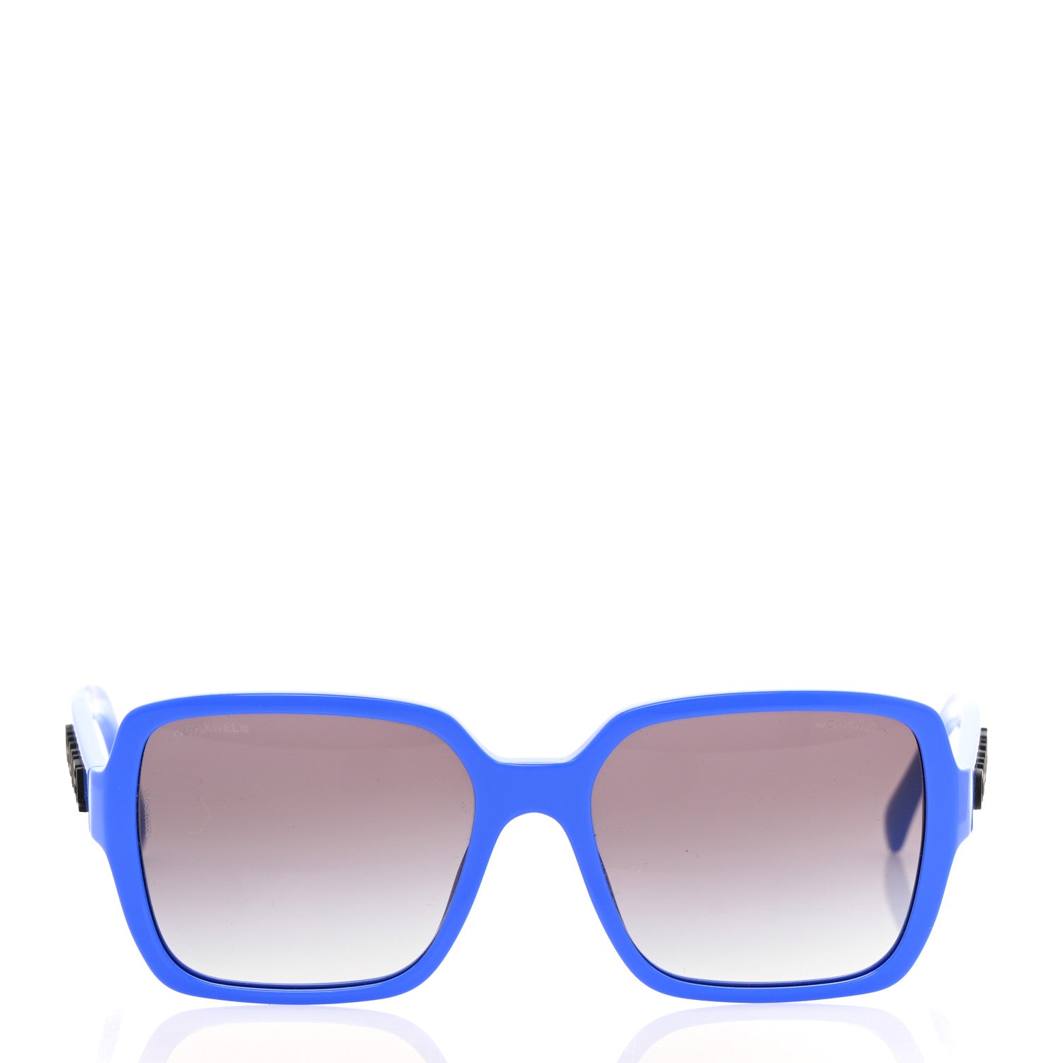 Chanel Acetate Square Sunglasses 5408 Blue 2 of 8