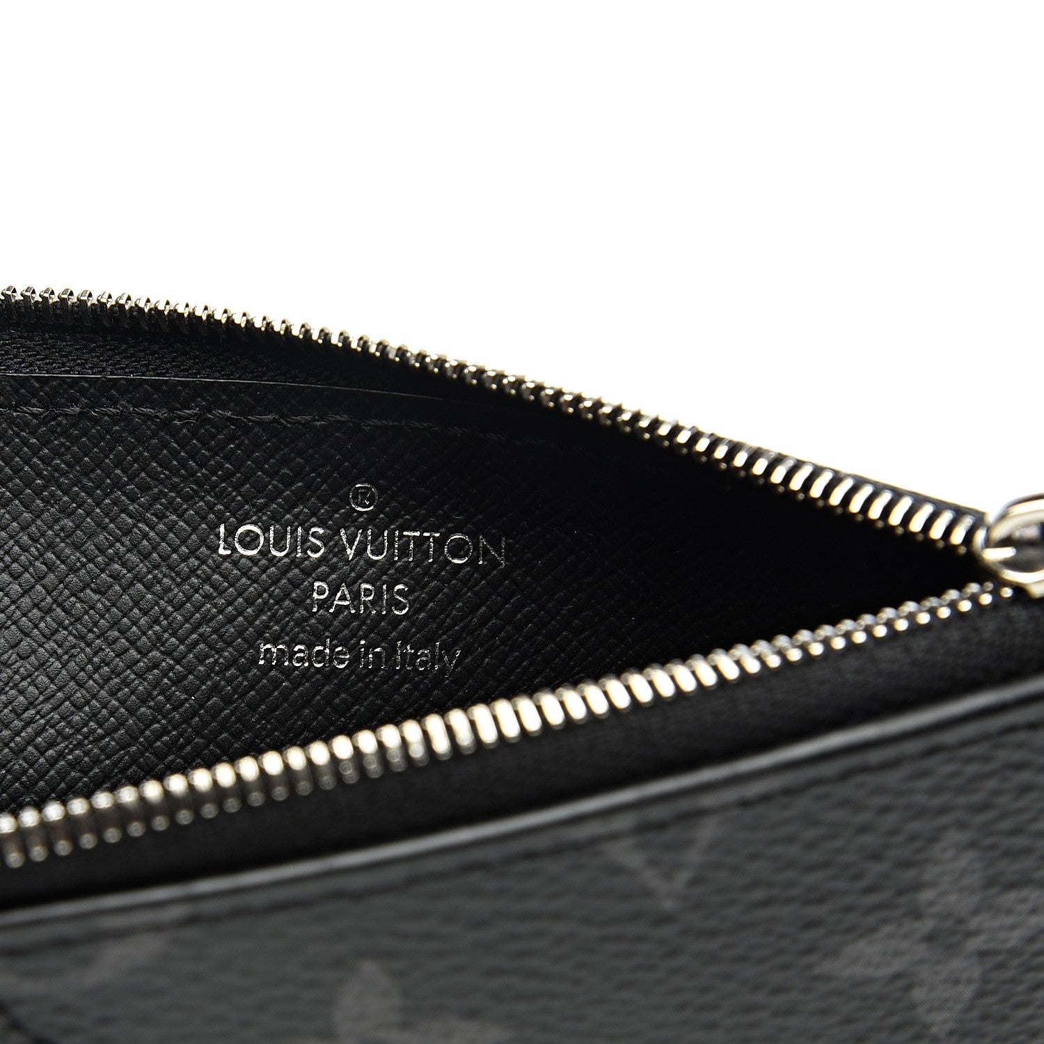 Louis Vuitton Monogram Eclipse Taiga Coin Card Holder 5 of 6