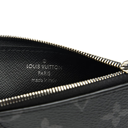Louis Vuitton Monogram Eclipse Taiga Coin Card Holder 5 of 6